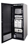 The Liebert Little Glass House server rack